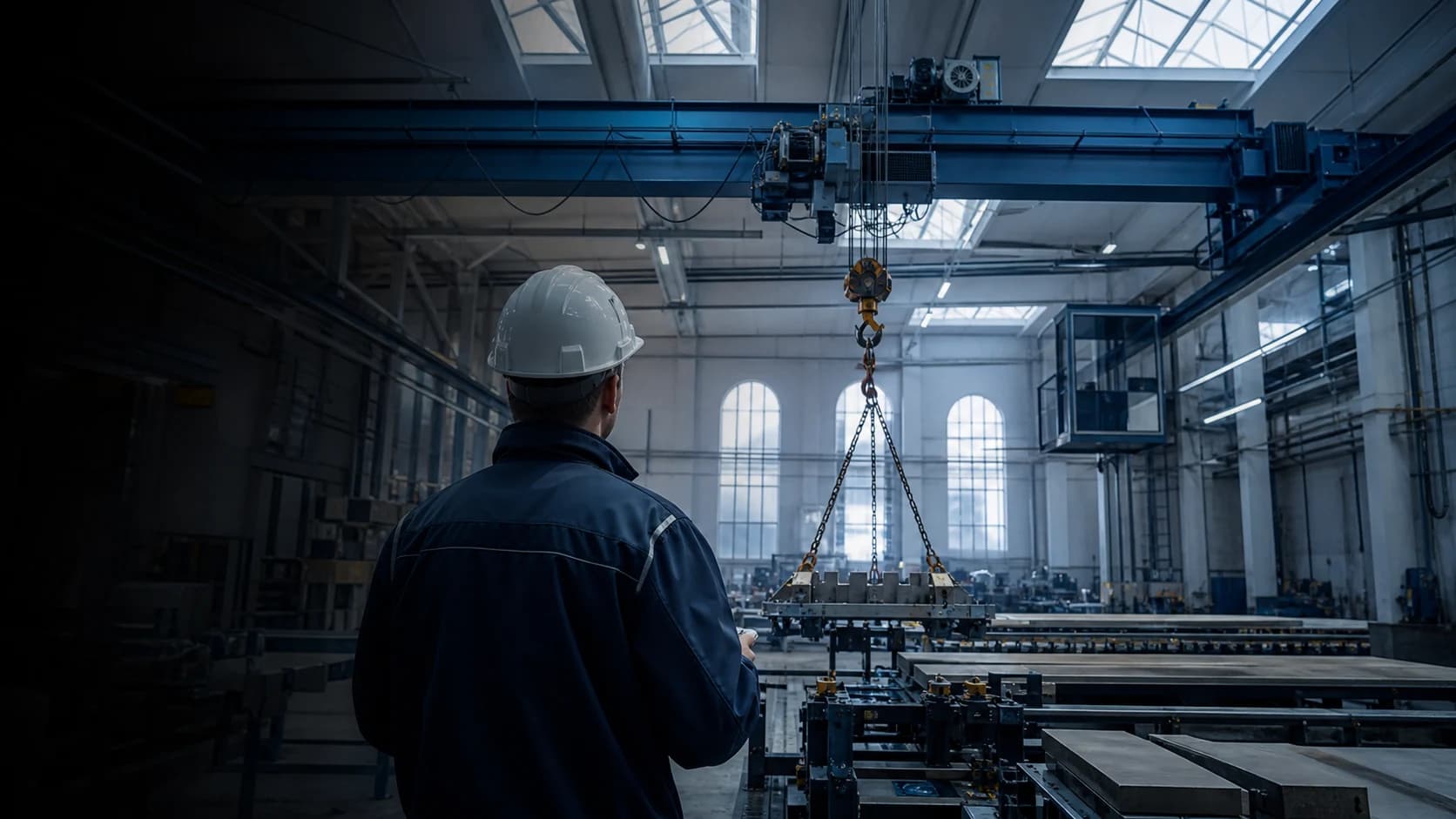 Atelier de maintenance d’équipements professionnels.